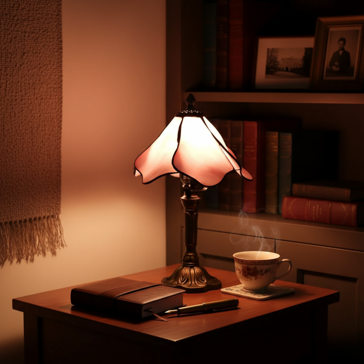 Umelá Baroková LED Stolná Lampa