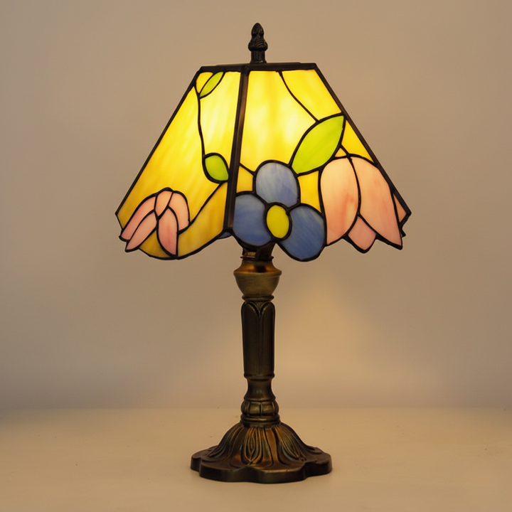 Retro baroková stolná lampa